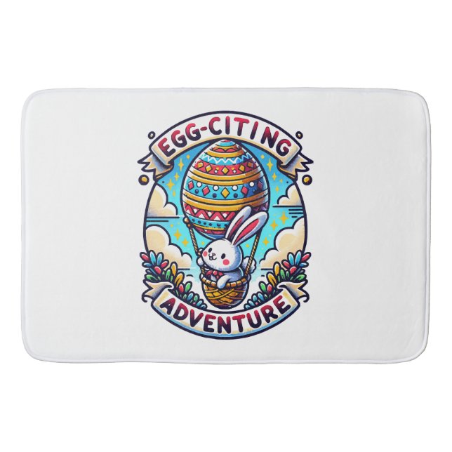Egg-Citing Adventure Bath Mat (Front)