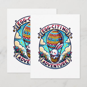 Egg-Citing Adventure RSVP Card
