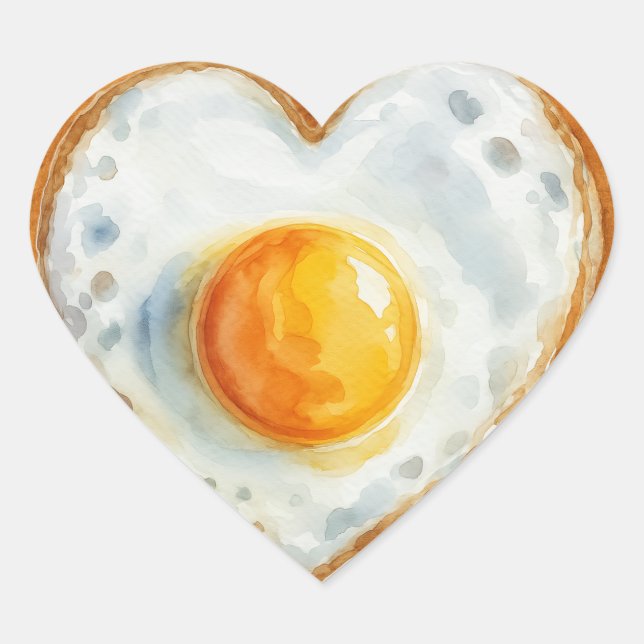 Egg-Citing Baby BBQ First Birthday Heart Sticker (Front)