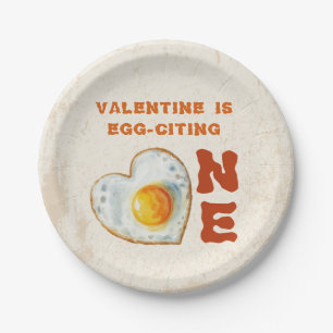 EGG-CITING BBQ BABY BIRTHDAY PAPER PLATE