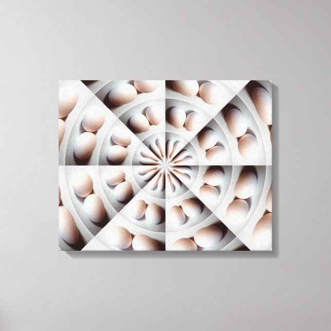 Egg Collection Wrapped Canvas (Front)