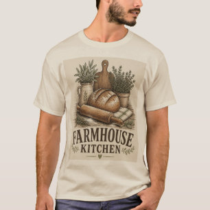 Egg Collector Vintage Farmhouse Chicken Art T-Shirt