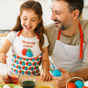 Egg Colourist Cute Easter  Apron
