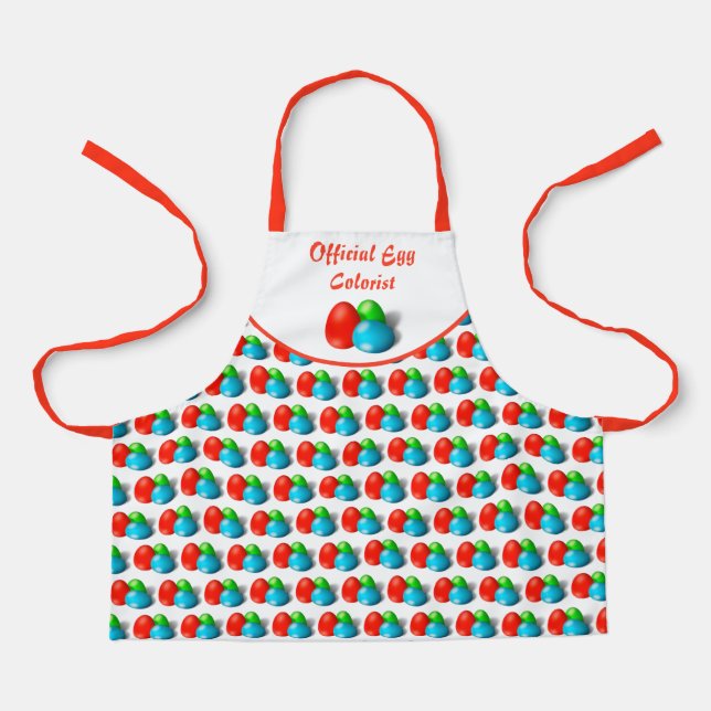 Egg Colourist Cute Easter  Apron (Front)