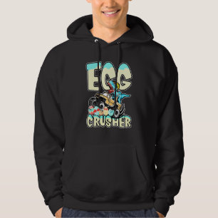 Egg Crusher Monster Truck Rex Dinosaur Easter Eggs Hoodie