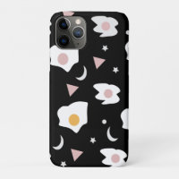 Egg Dinner Moon Confetti Pattern  