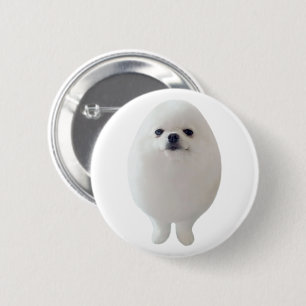 Egg Dog Meme Pin Button