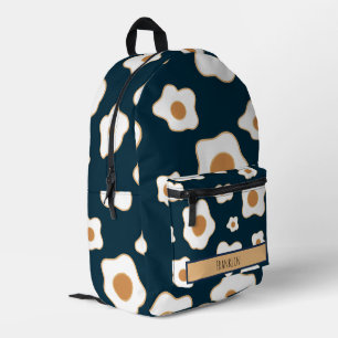 Egg Drawing I Custom Name Printed Backpack