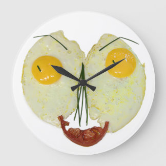 EGG FACE LARGE CLOCK