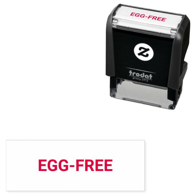 Egg-free Allergy Friendly Self-inking Stamp (In Situ)