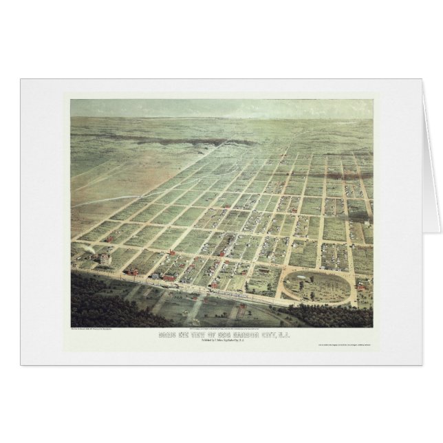 Egg Harbour City, NJ Panoramic Map - 1865 (Front Horizontal)