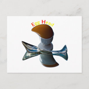 Egg Head Quirky Designs Postcard