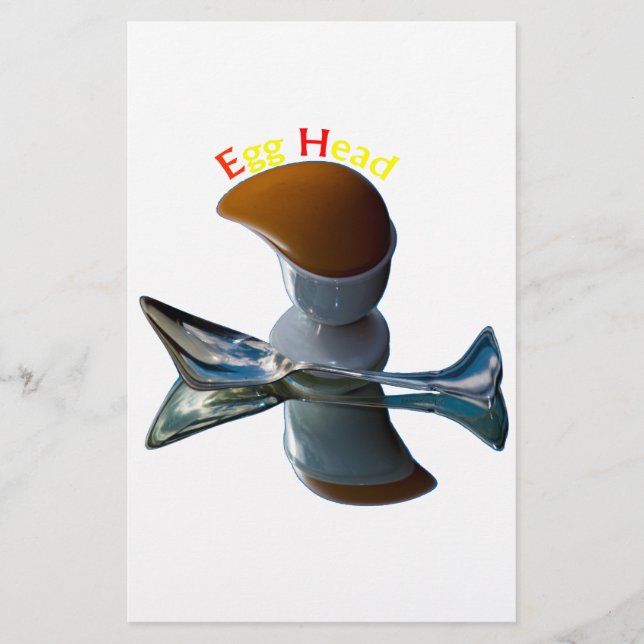 Egg Head Quirky Designs Stationery (Front)