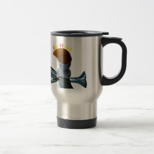 Egg Head Quirky Designs Travel Mug
