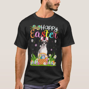 Egg Hunt Bunny Jack Russell Terrier Dog Happy East T-Shirt