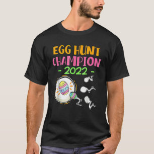 Egg hunt champion 2022 Easter Pregnancy Announceme T-Shirt