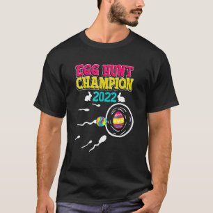 Egg hunt champion 2022 Easter Pregnancy Announceme T-Shirt