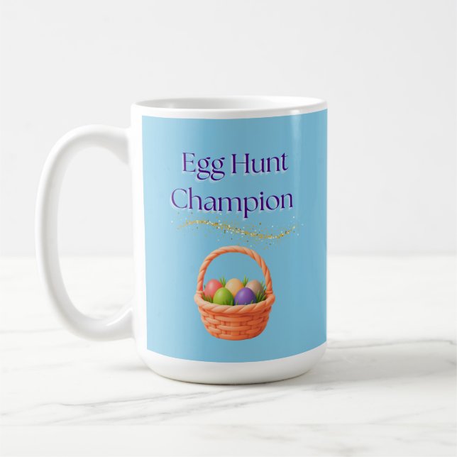 Egg Hunt Champion Coffee Mug (Left)