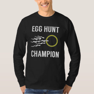 Egg Hunt Champion Dad Easter Pregnancy Announcemen T-Shirt