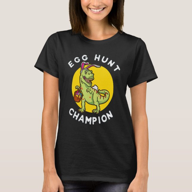 Egg Hunt Champion Easter Egg Hunt Easter  For Boys T-Shirt (Front)