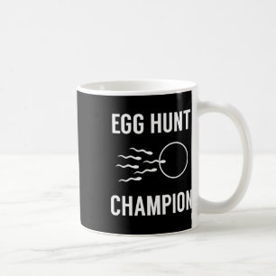 Egg Hunt Champion Fun Dad Easter Pregnancy Announc Coffee Mug