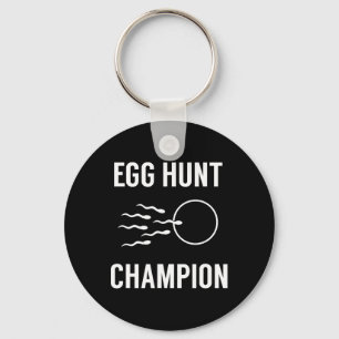 Egg Hunt Champion Fun Dad Easter Pregnancy Announc Key Ring