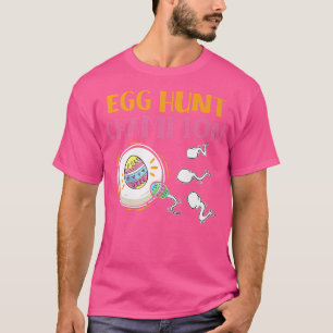 Egg Hunt Champion Funny Dad Easter Pregnancy Annou T-Shirt