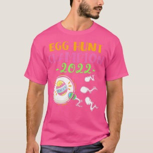 Egg Hunt Champion Mum Dad Easter Pregnancy Announc T-Shirt