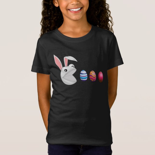 Egg Hunt Easter Bunny T-Shirt (Front)