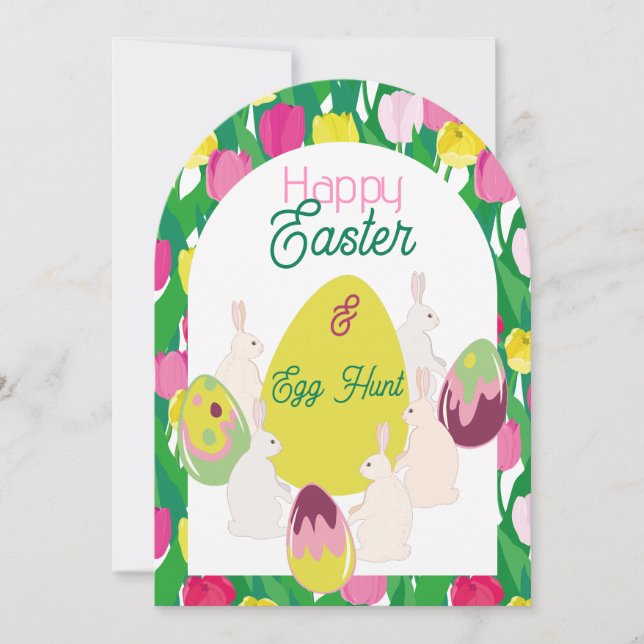 Egg hunt. Invitation (Front)