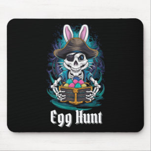 Egg Hunt Skeleton Bunny Pirate Rabbit Boys Easter Mouse Mat