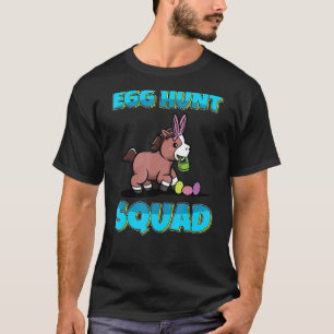 Egg Hunt Squad Cute Horse Easter Eggs Hunting T-Shirt