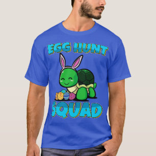 Egg Hunt Squad Cute Turtle Easter Eggs Hunting  T-Shirt