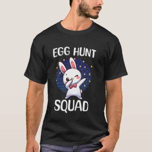 Egg Hunt Squad Easter Bunny Dabbing Cute Girl Boy T-Shirt