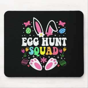 Egg Hunt Squad Egg Hunt Crew Family Happy Easter B Mouse Mat