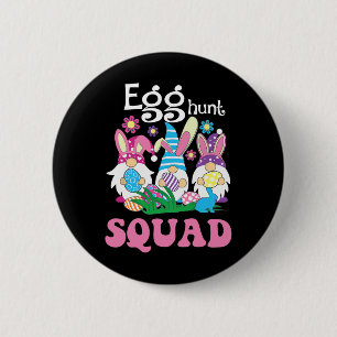 Egg Hunt Squad Hunting Season Funny Easter Day 6 Cm Round Badge