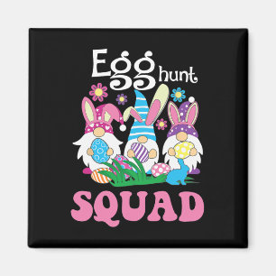 Egg Hunt Squad Hunting Season Funny Easter Day  Magnet