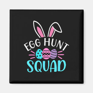 Egg Hunt Squad Shirt Hunting Season Funny Easter D Magnet