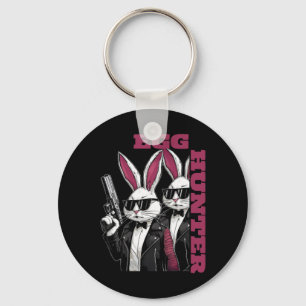 Egg Hunt Supervisor Egg Hunting Party Mum Dad Guns Key Ring