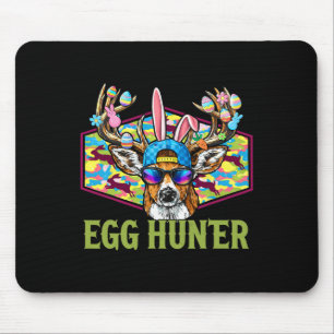 Egg Hunter Camo Deer Buck Easter Hunting Boys Girl Mouse Mat