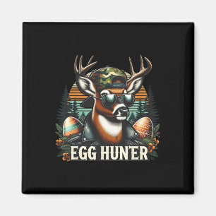 Egg Hunter Deer Buck Backward Cap Deer Hunting Eas Magnet