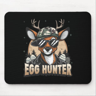 Egg Hunter Deer Buck Backward Cap Deer Hunting Eas Mouse Mat