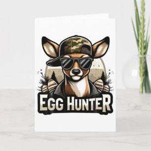 Egg Hunter Deer Buck Byckward Cap Deer Hunting Eas Card