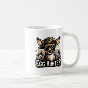 Egg Hunter Deer Buck Byckward Cap Deer Hunting Eas Coffee Mug