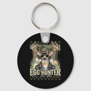 Egg Hunter Deer Buck Byckward Cap Deer Hunting Eas Key Ring