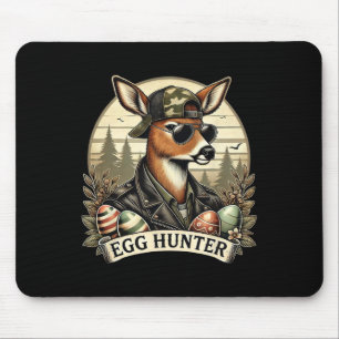 Egg Hunter Deer Buck Byckward Cap Deer Hunting Eas Mouse Mat
