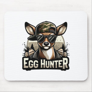 Egg Hunter Deer Buck Byckward Cap Deer Hunting Eas Mouse Mat