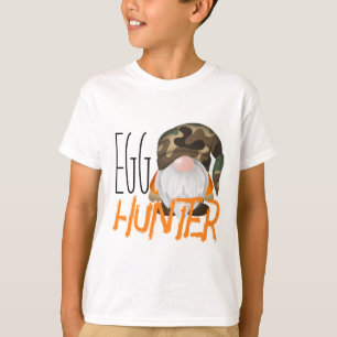 Egg Hunter Easter Egg Hunting Easter Gnome Camoufl T-Shirt