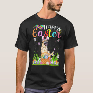 Egg Hunting Bunny German Shepherd Dog Happy Easter T-Shirt