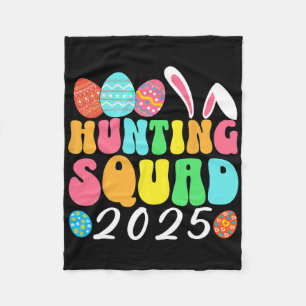 Egg Hunting Squad 2025 Easter Egg Hunt Family Matc Fleece Blanket